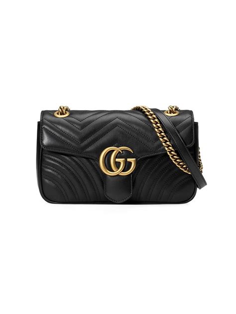 gucci leather gg bag|farfetch Gucci shoulder bags.